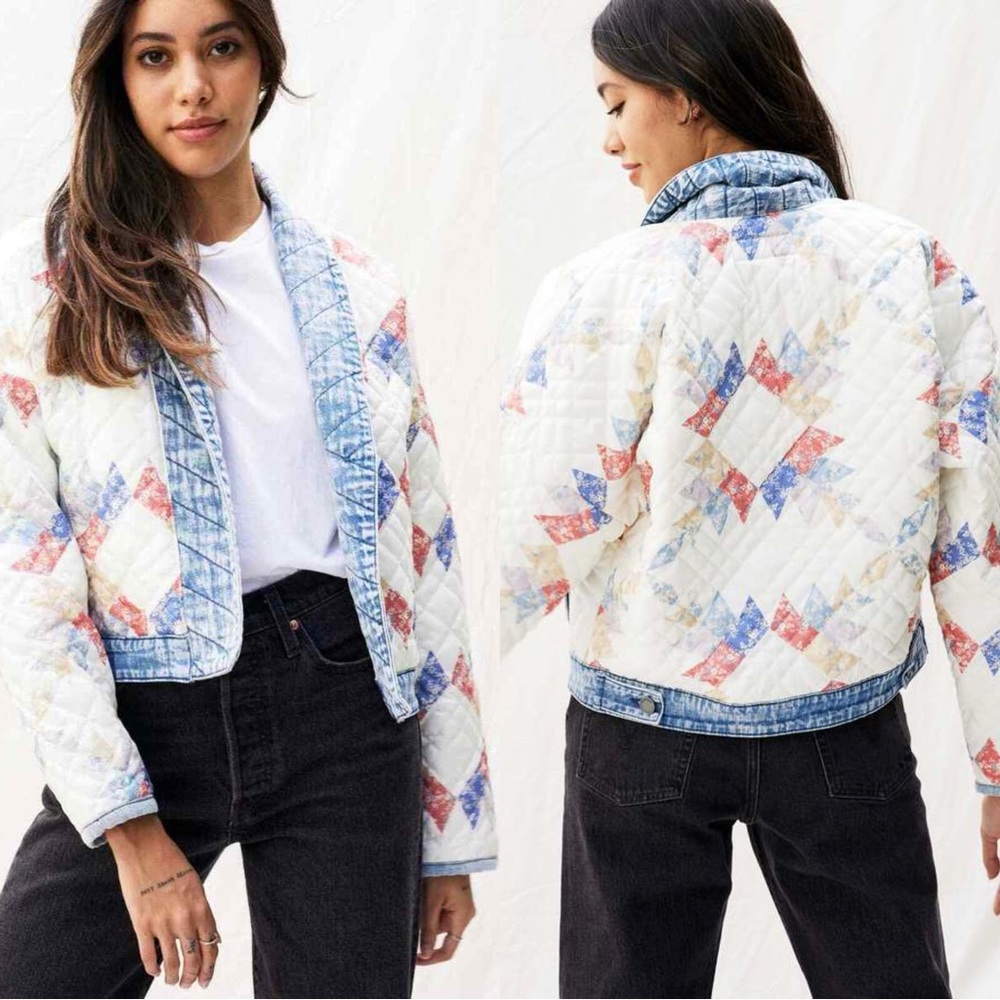 Blank NYC Multicolor Quilted Jacket